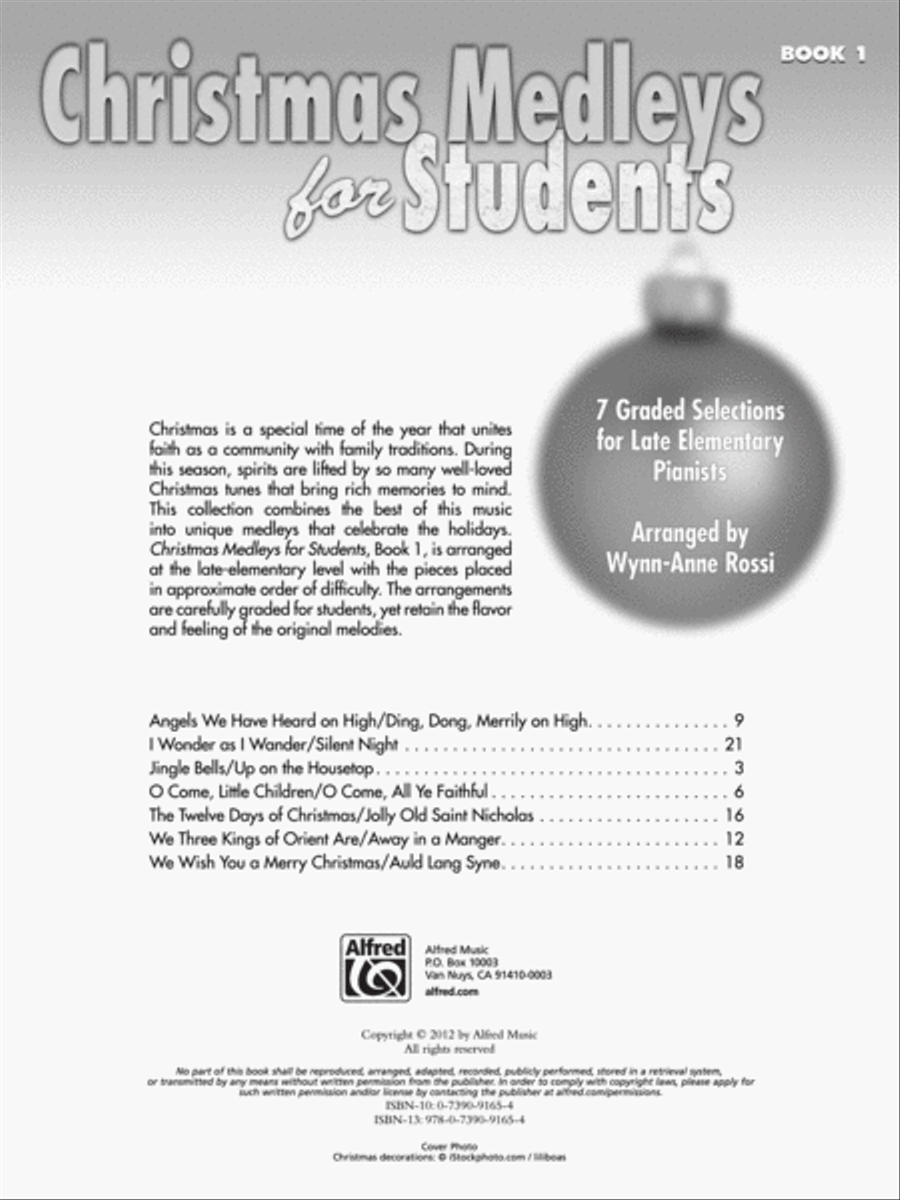 Christmas Medleys for Students, Book 1 Piano Method scores gallery preview page 2