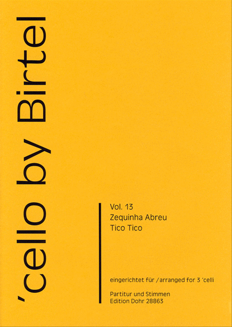 Tico Tico -Rumba- (für drei Violoncelli) Cello scores gallery preview page 1