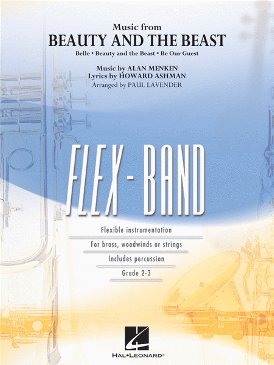 Music from Beauty and the Beast Concert Band scores gallery preview page 1