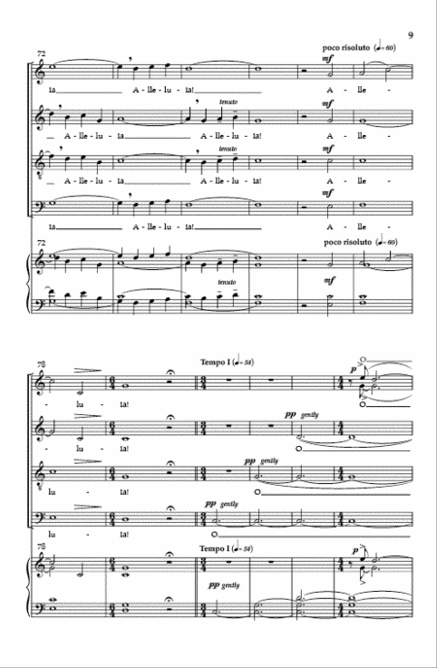 O Magnum Mysterium (SATB divisi) Divisi scores gallery preview page 8
