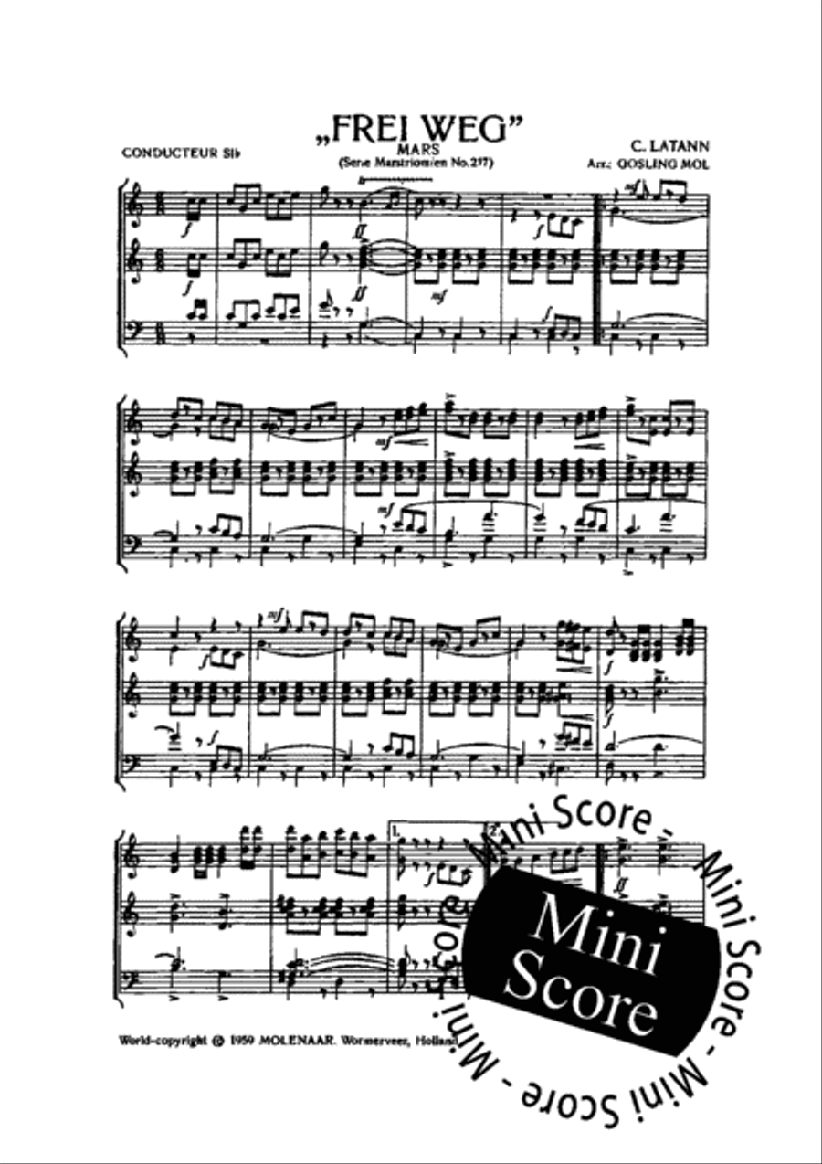 Frei Weg Fanfare Band scores gallery preview page 4