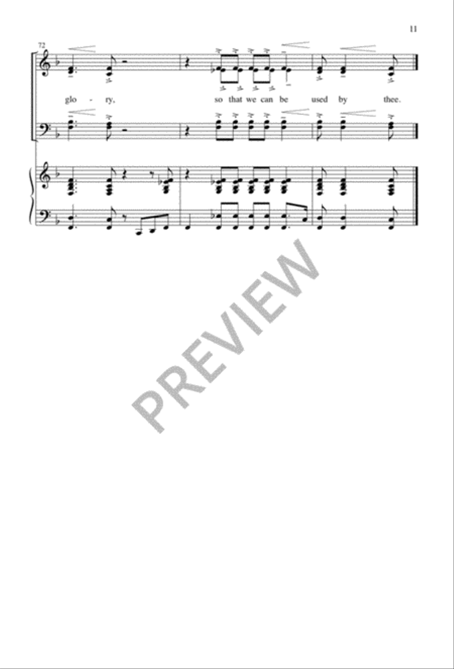 Lord, Send Your Spirit 4-Part scores gallery preview page 12