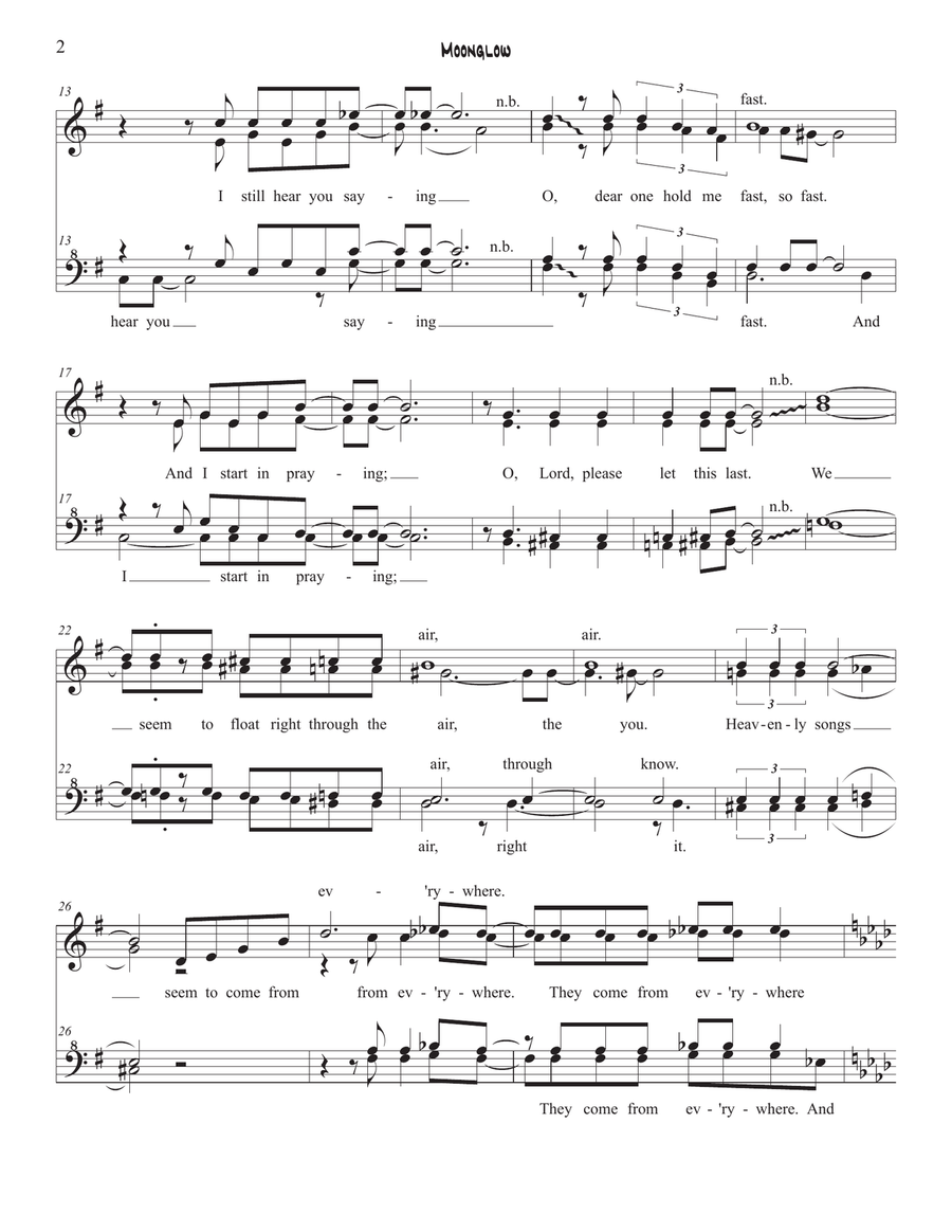 Moonglow Moonglow SSAA scores gallery preview page 2