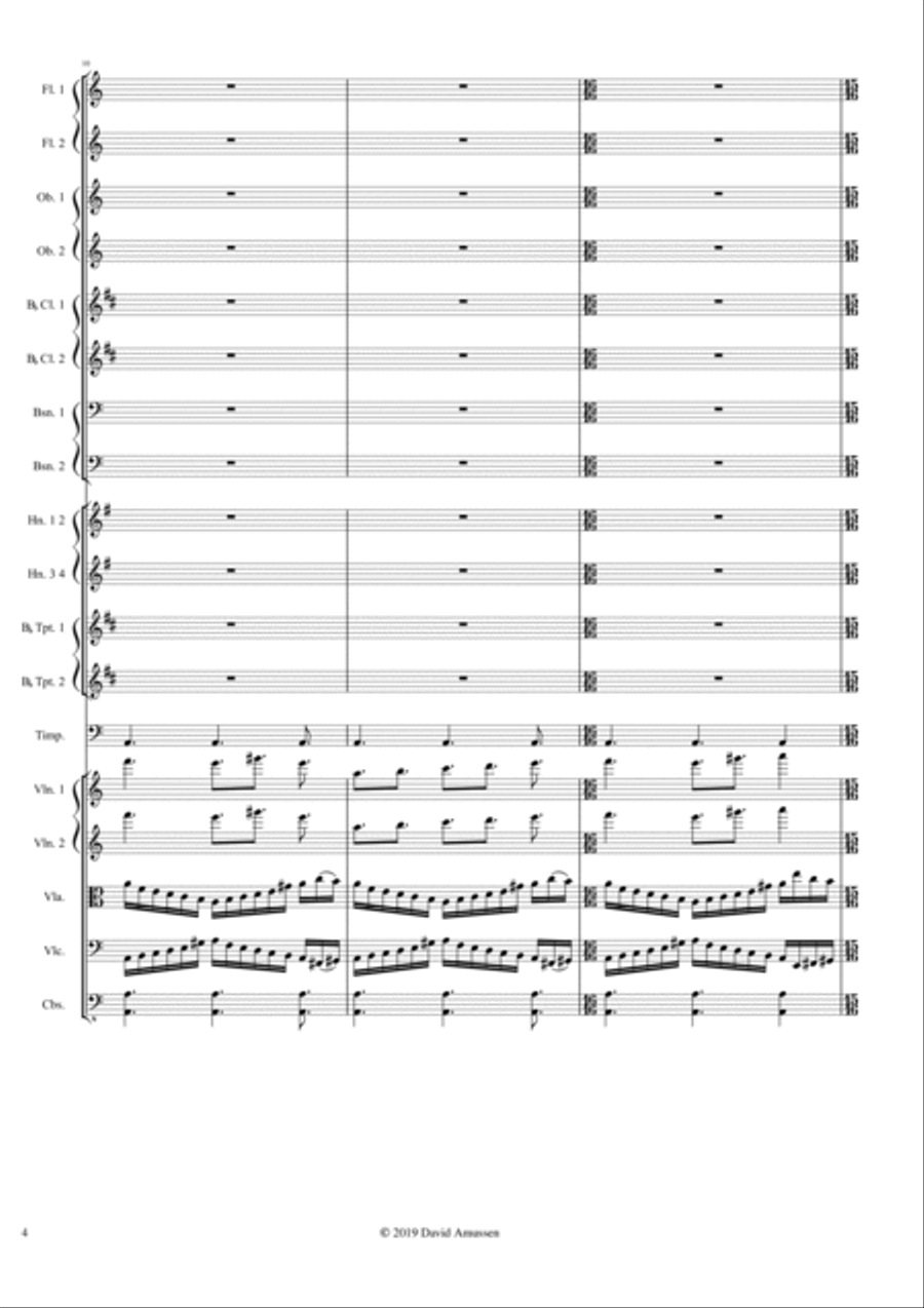 The Challenge of a Hero Full Orchestra scores gallery preview page 4