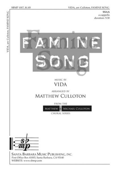 Famine Song - SSAA Octavo image number null