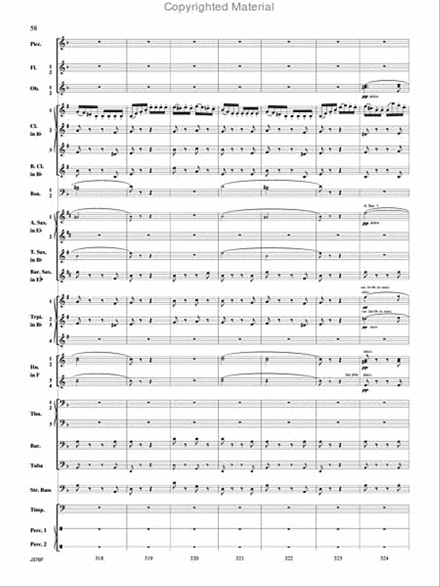 William Tell Overture Concert Band scores gallery preview page 59