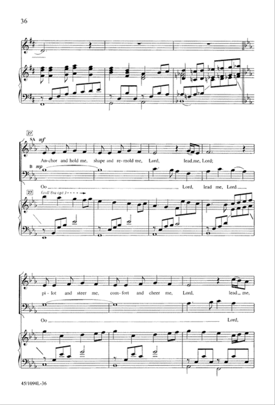 10 Anthems for about 10 Singers Unison Choir scores gallery preview page 36