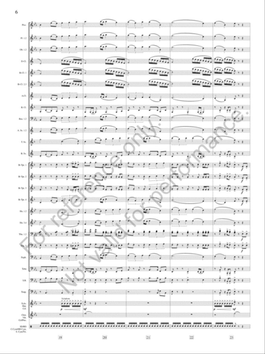 Joyance Concert Band scores gallery preview page 7
