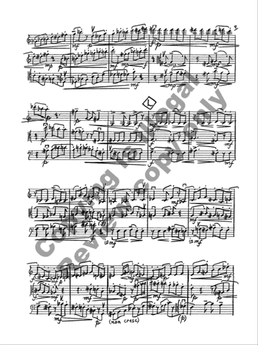 Images from Stillness Images from Stillness String Trio scores gallery preview page 12
