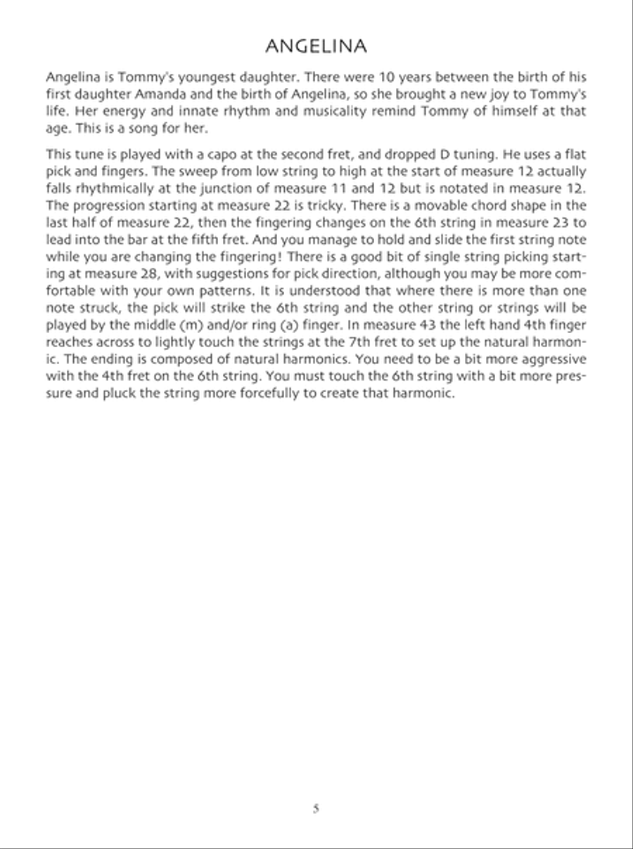 Endless Road - Tommy Emmanuel Acoustic Guitar scores gallery preview page 6