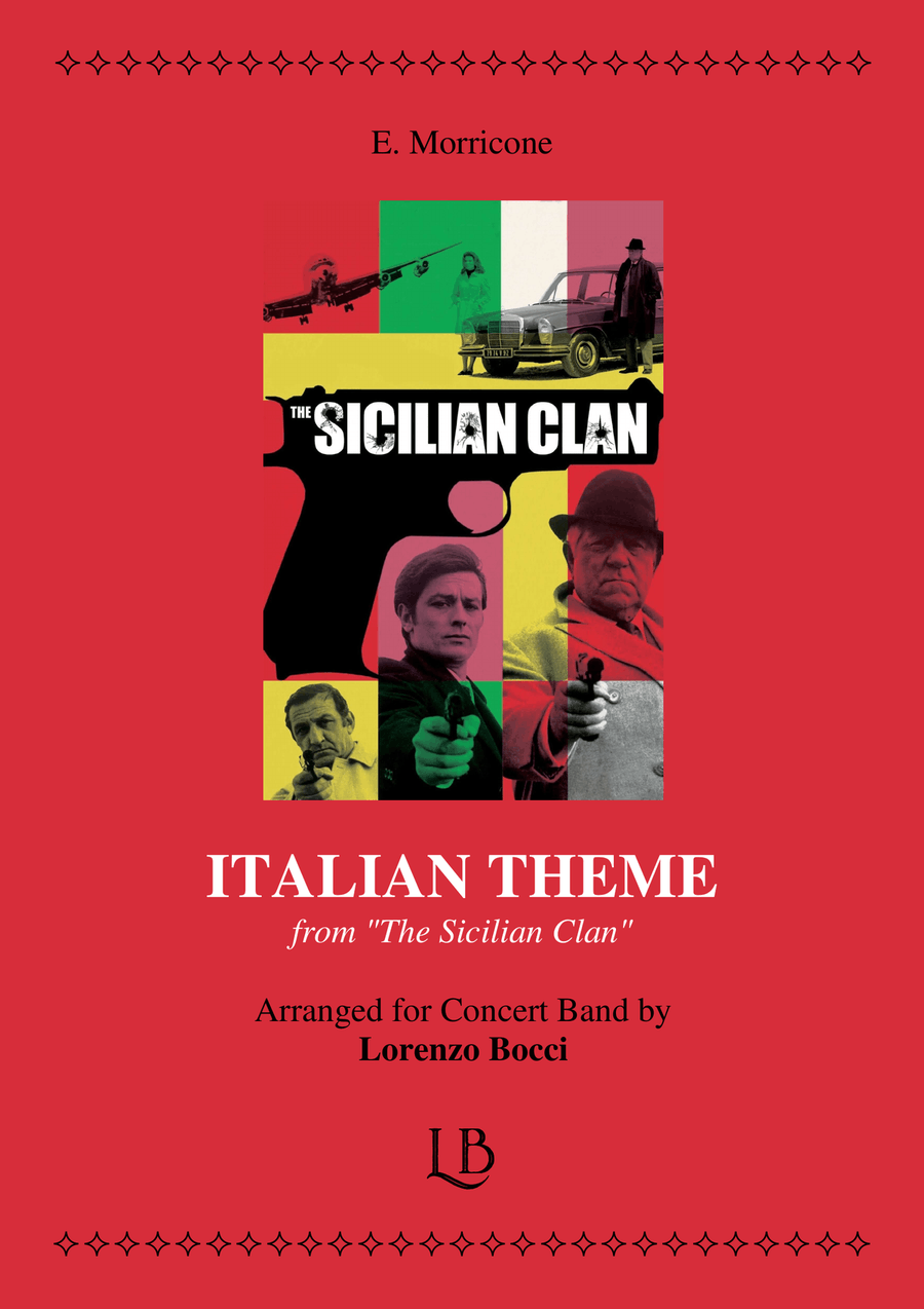 Italian Theme Concert Band scores gallery preview page 1