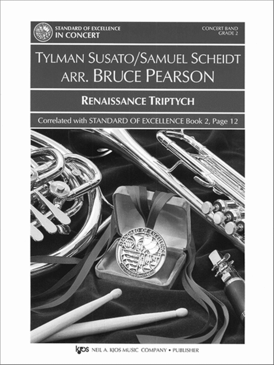 Renaissance Triptych - Score Concert Band scores gallery preview page 1