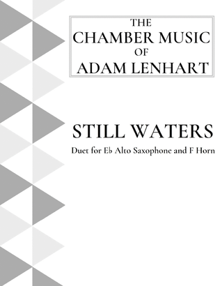 Book cover for Still Waters (Duet for Eb Alto Saxophone and F Horn)