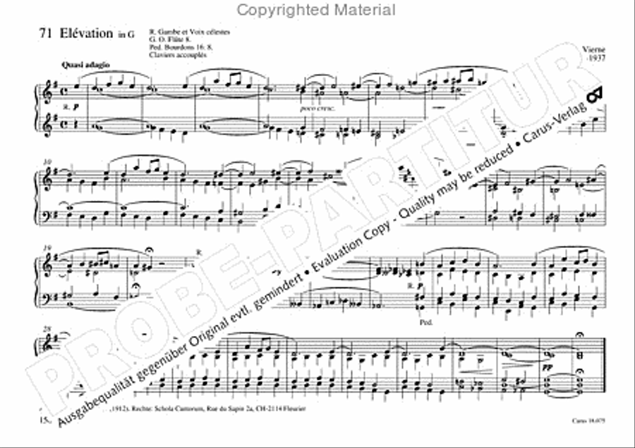 Freiburger Orgelbuch: Stammteil Organ Solo scores gallery preview page 159