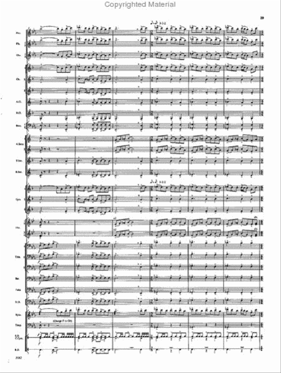 Seagate Concert Band scores gallery preview page 29