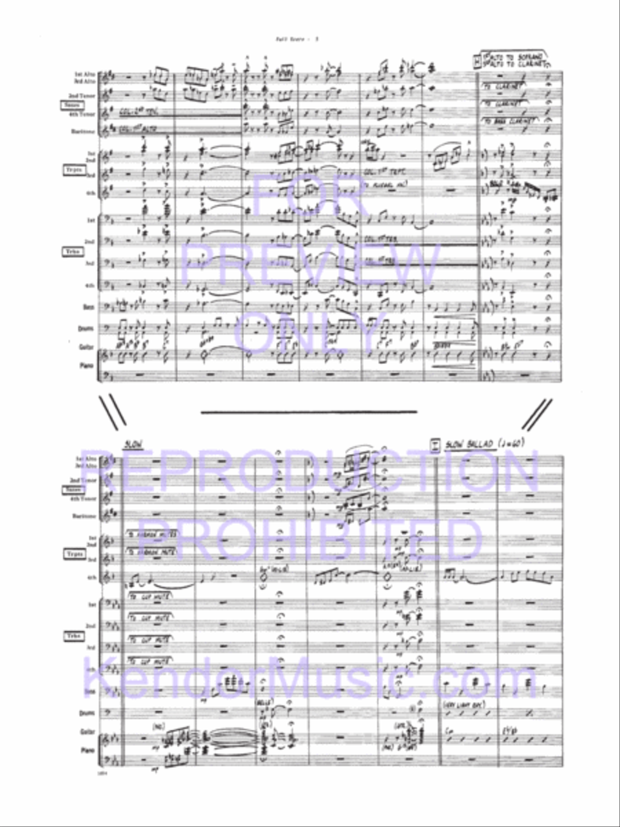 Central Park North Jazz Ensemble scores gallery preview page 6