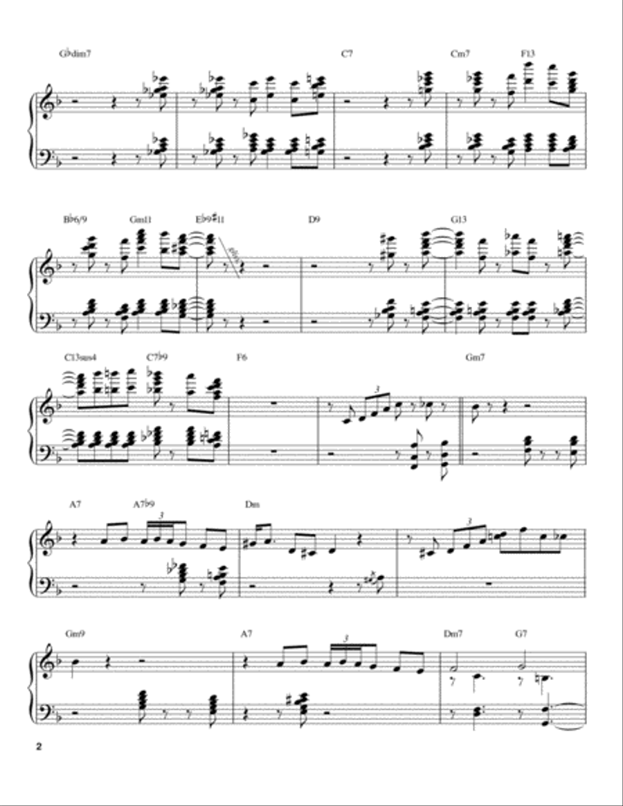 (Love Is) The Tender Trap Piano scores gallery preview page 2