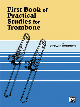 Book cover for Practical Studies for Trombone, Book 1