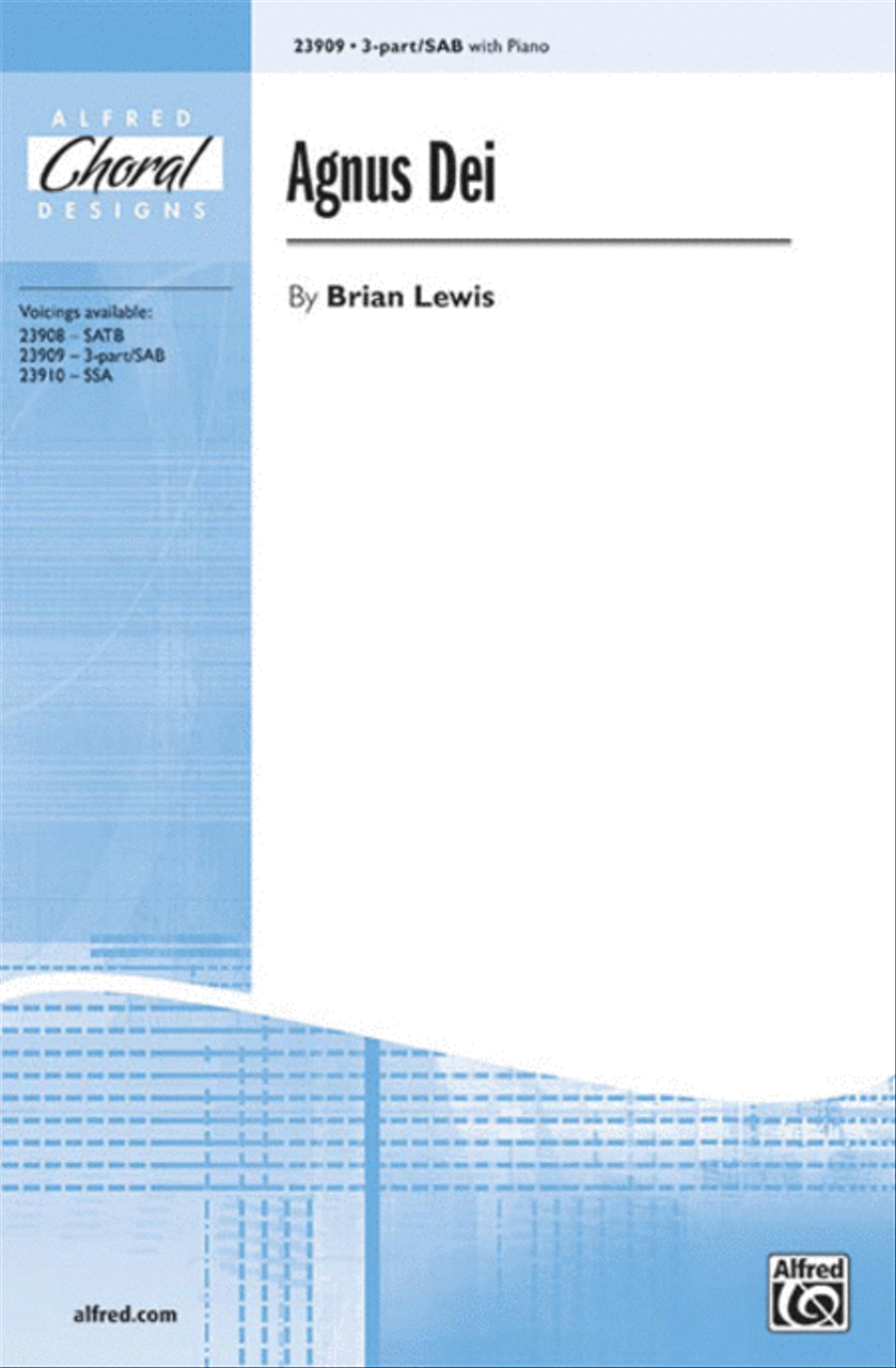 Agnus Dei 3-Part scores gallery preview page 1