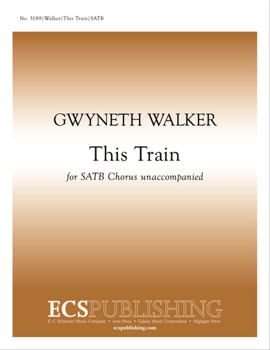 Gospel Songs: This Train (Piano/Choral Score) 4-Part scores gallery preview page 1