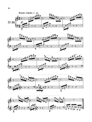 Czerny: School of Velocity, Op. 299 No. 30