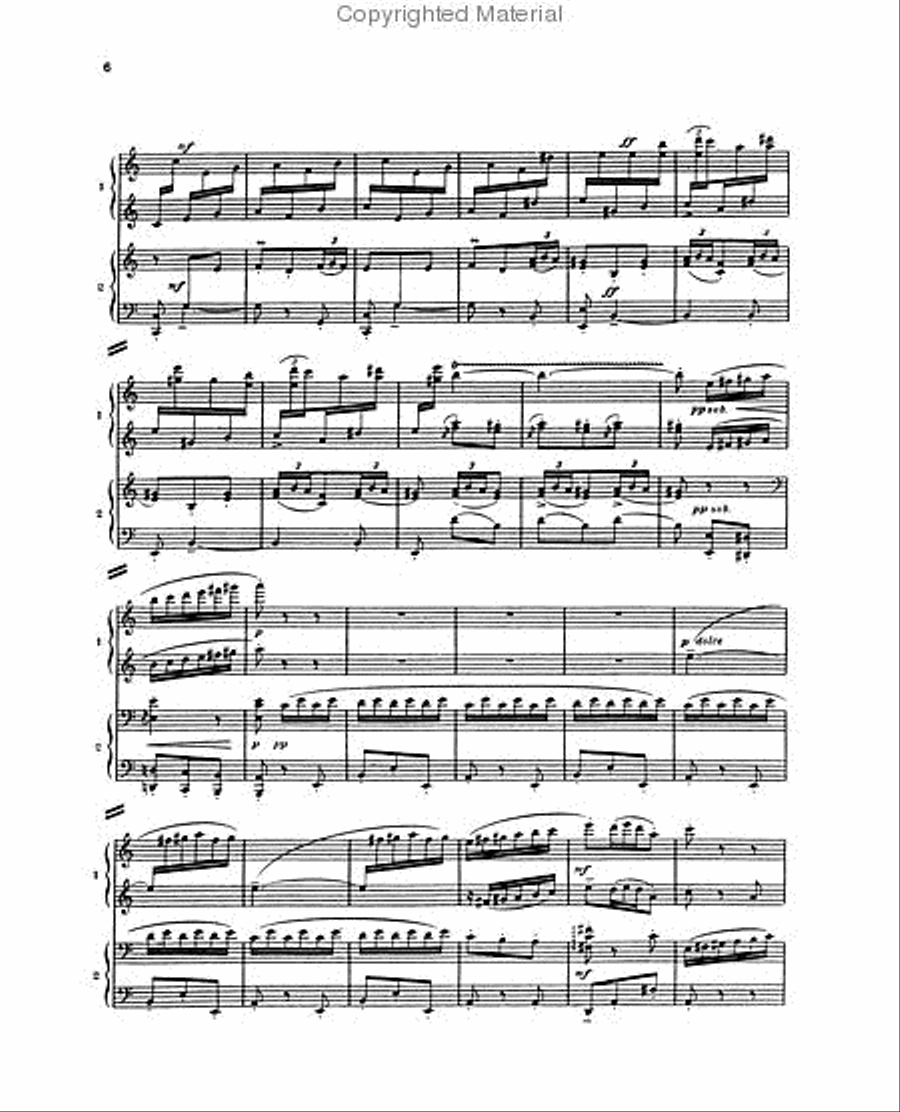 La Vida Breve Dos Danzas 1 Piano, 4-Hands scores gallery preview page 3