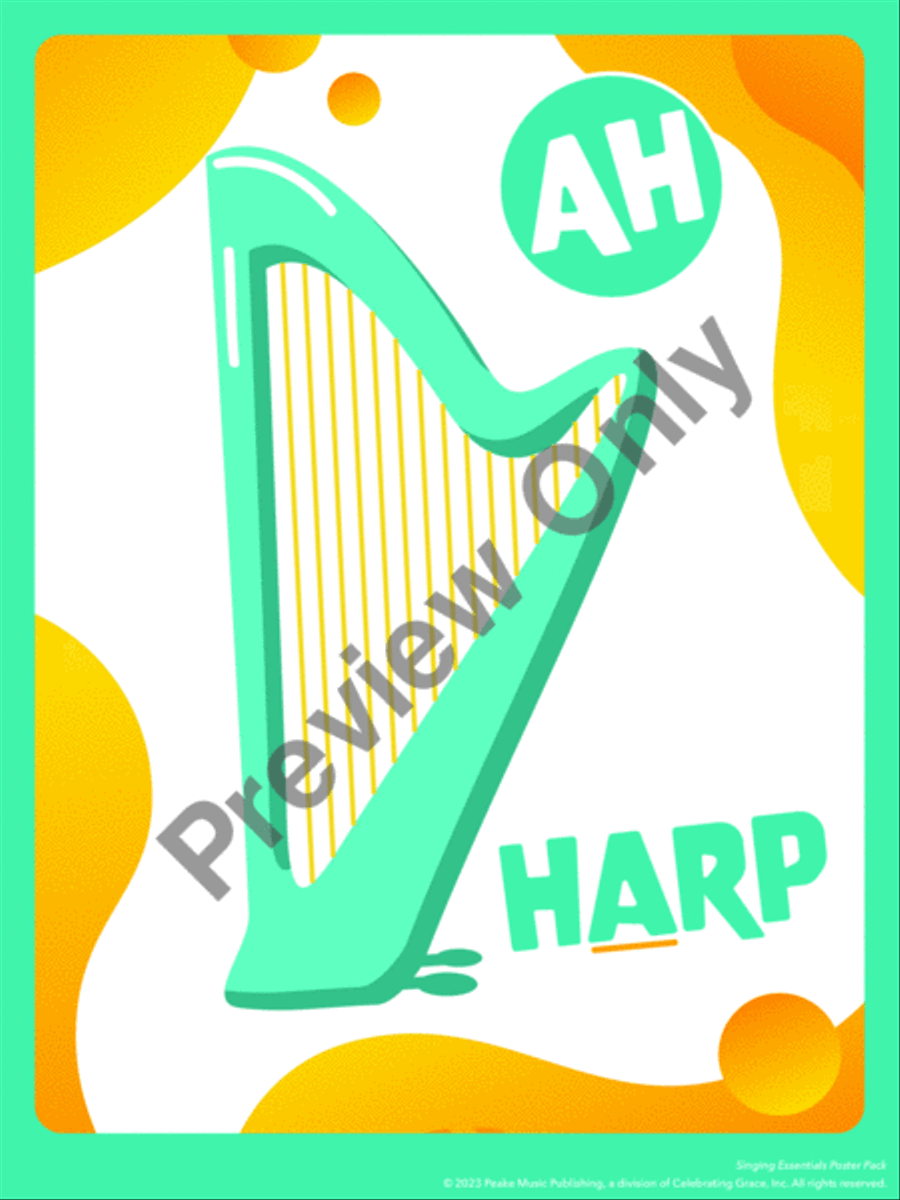 Singing Essentials Poster Pack Posters & Prints scores gallery preview page 10