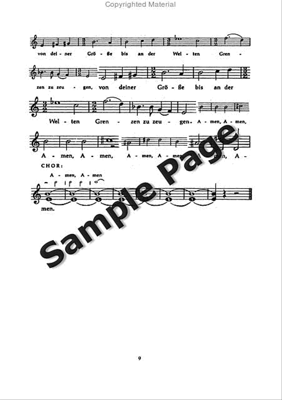 Triumphgesang Triumphgesang 4-Part scores gallery preview page 10