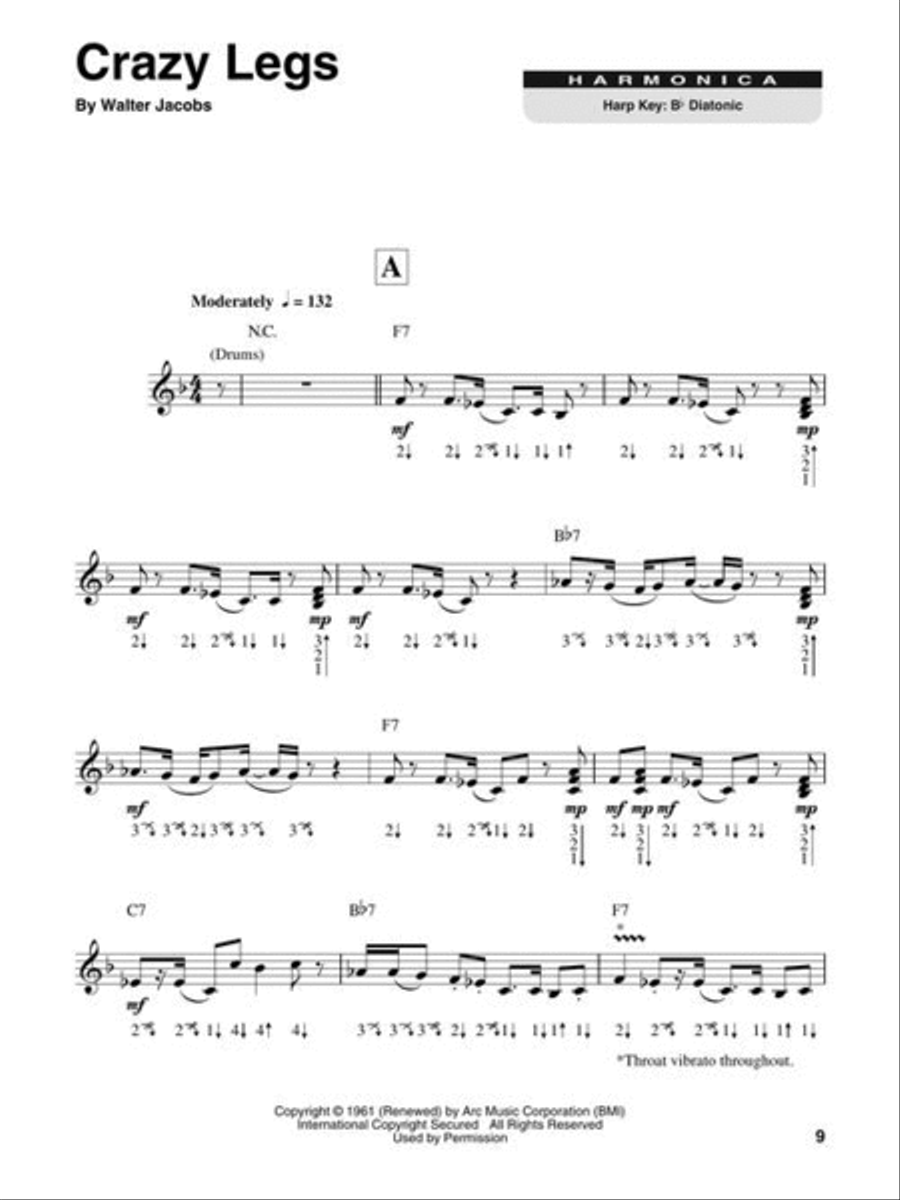 Little Walter Harmonica scores gallery preview page 5