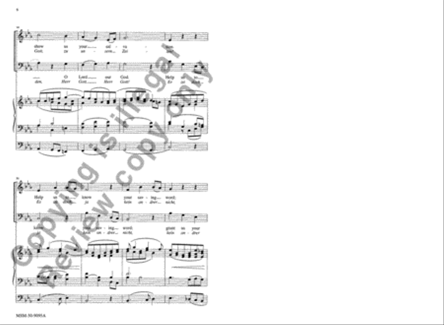 Grant Us Your Peace 4-Part scores gallery preview page 6
