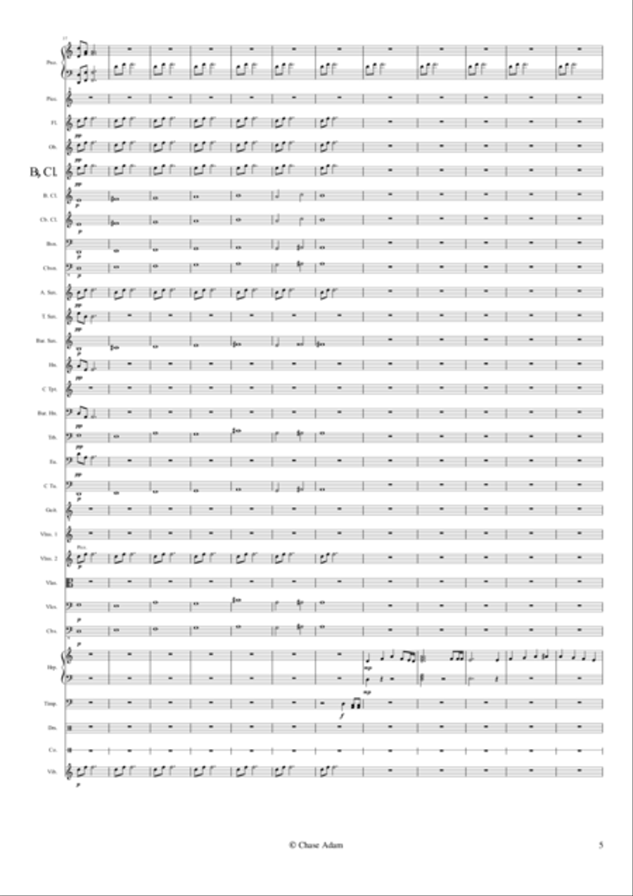 In the Death of Time In the Death of Time Concert Band scores gallery preview page 5
