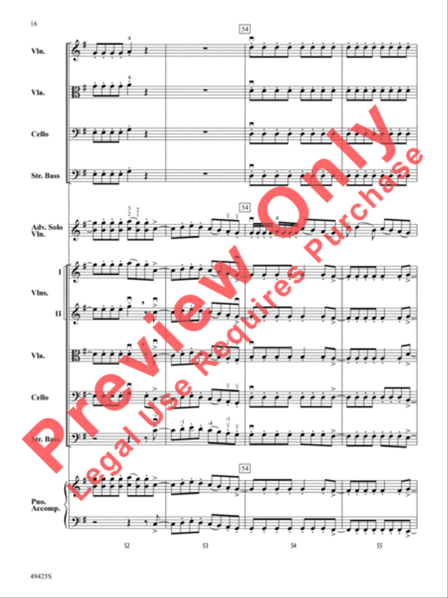 Any Way You Want It / Don't Stop Believin' String Orchestra scores gallery preview page 17