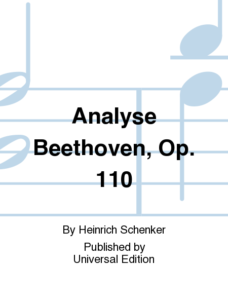 Analyse Beethoven, Op. 110