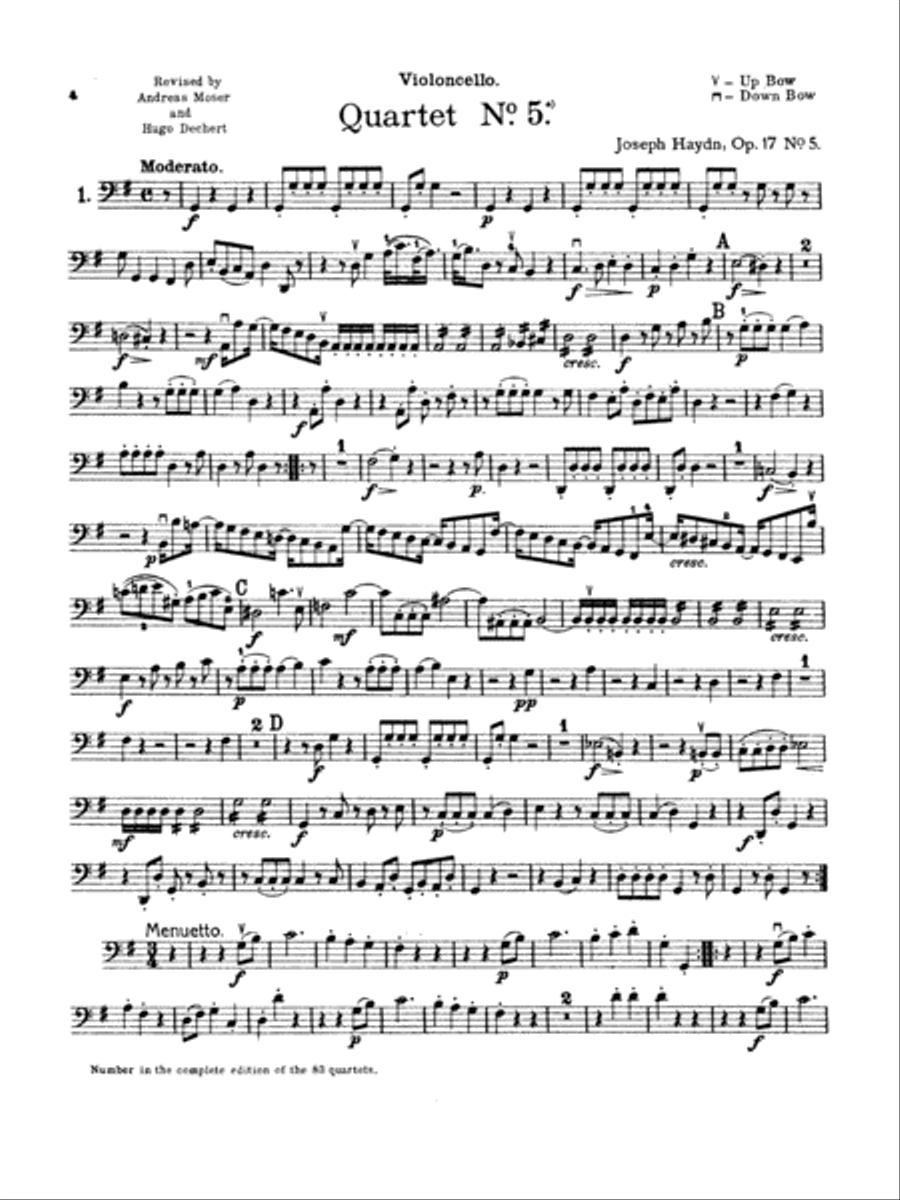 Thirty Celebrated String Quartets, Volume 1 String Quartet scores gallery preview page 11