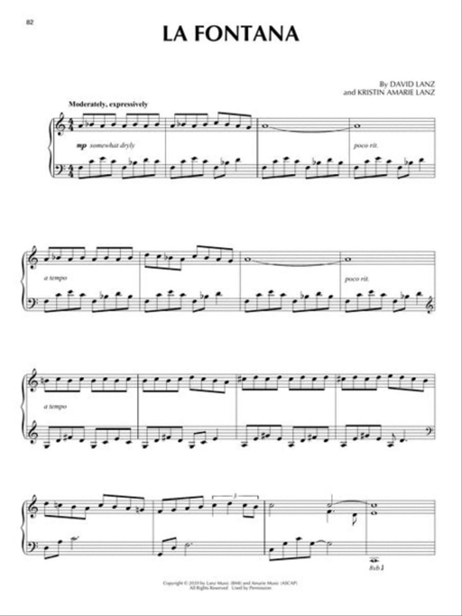 David Lanz – Water Sign Piano Solo scores gallery preview page 7