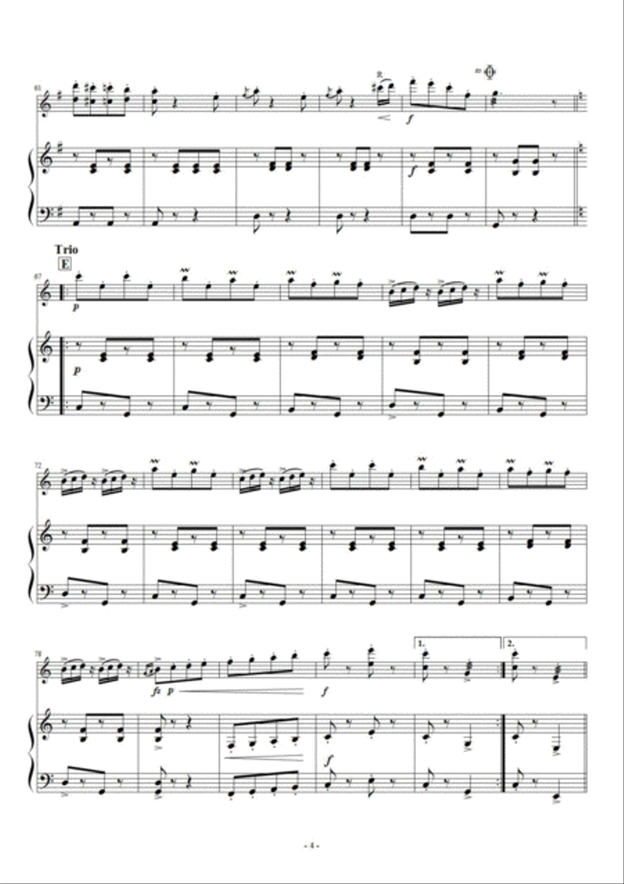 Tritsch-Tratsch-Polka Tritsch-Tratsch-Polka Marimba scores gallery preview page 5
