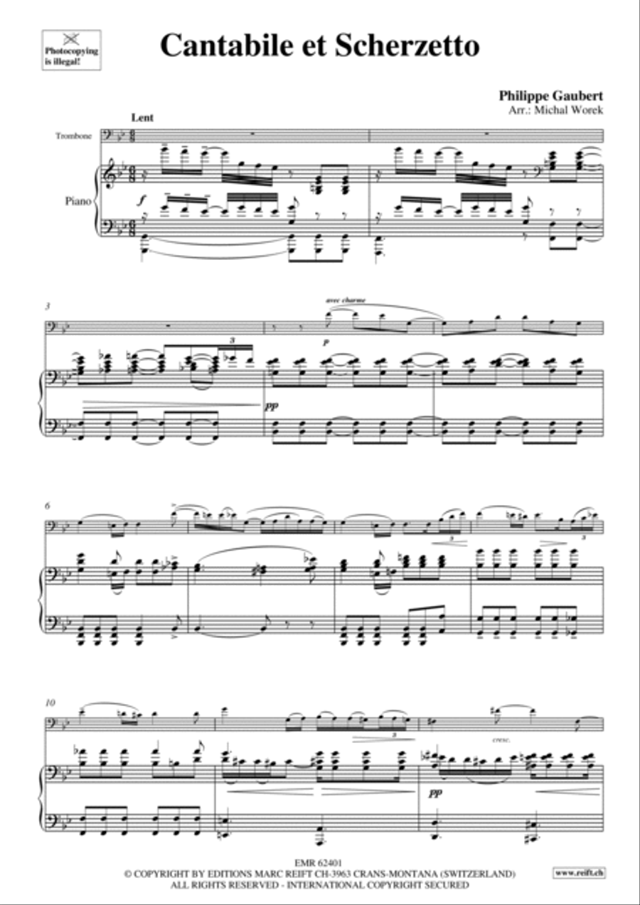 Cantabile et Scherzetto Piano Accompaniment scores gallery preview page 4