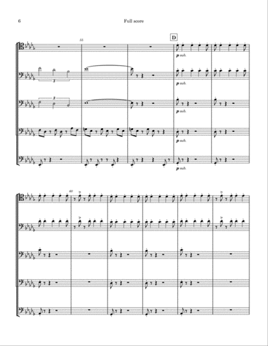 A New Beginning A New Beginning Trombone Solo scores gallery preview page 6