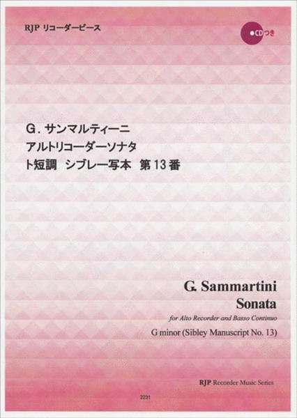 Sonata G minor Sibley Manuscript No. 13 image number null