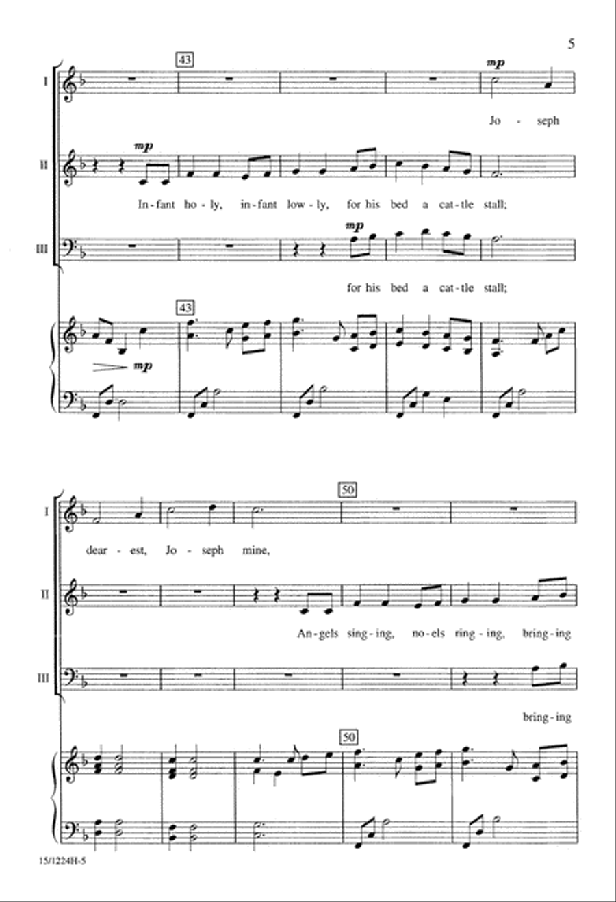 A Carol Tapestry A Carol Tapestry 3-Part scores gallery preview page 5