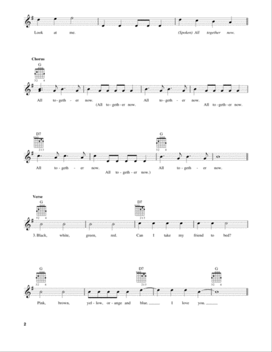 All Together Now Acoustic Guitar scores gallery preview page 2