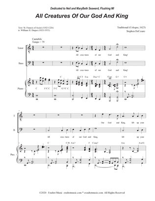 All Creatures Of Our God And King (Duet for Tenor and Bass solo)