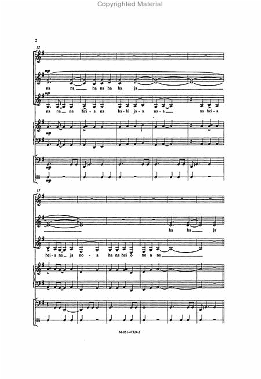 Fairest Lord Jesus 4-Part scores gallery preview page 3