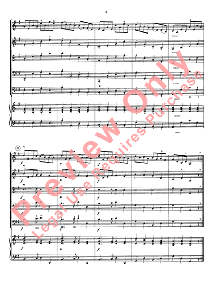 Concerto in E minor Concerto in E minor String Orchestra scores gallery preview page 5