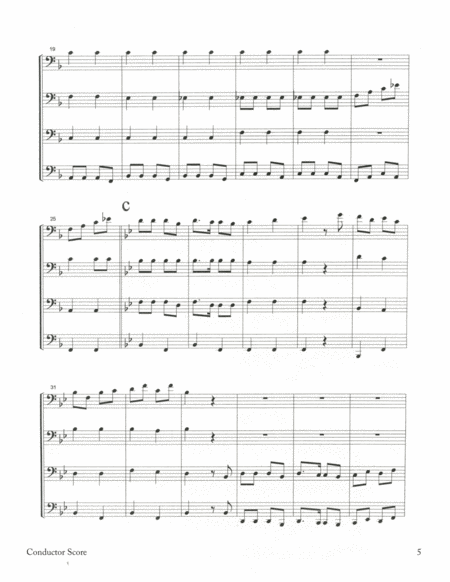 Two Folk Songs for Tuba Quartet image number null