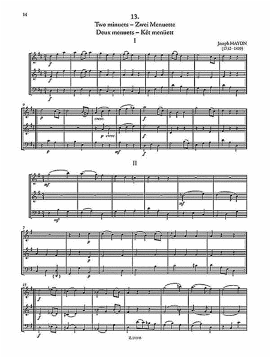 Easy Trios String Trio scores gallery preview page 3