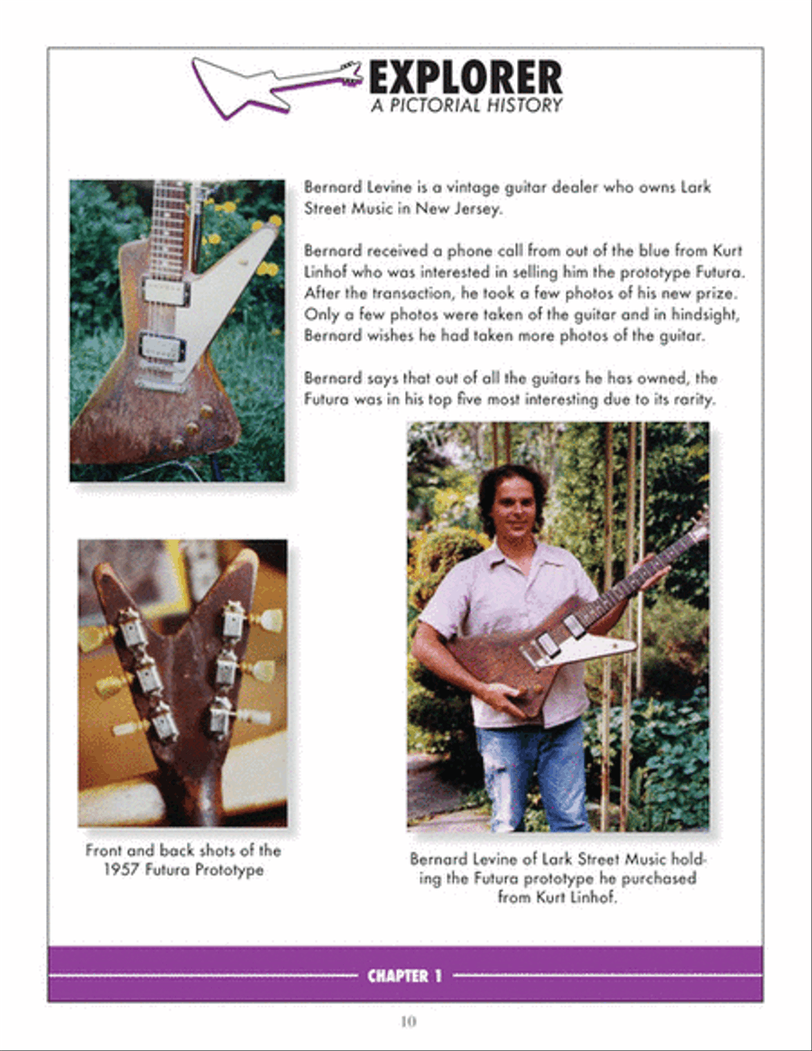 Explorer: A Pictorial History Guitar scores gallery preview page 4