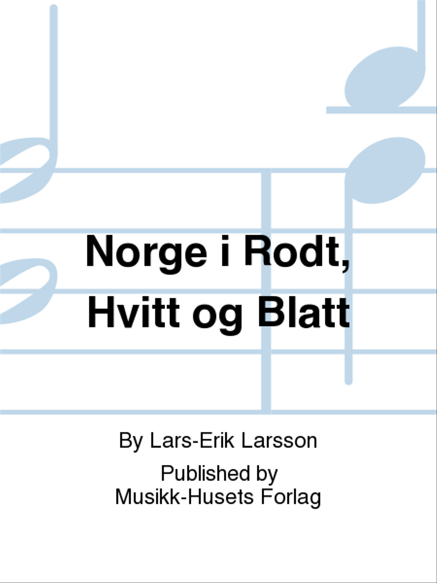 Norge i Rodt, Hvitt og Blatt Voice Solo scores gallery preview page 1
