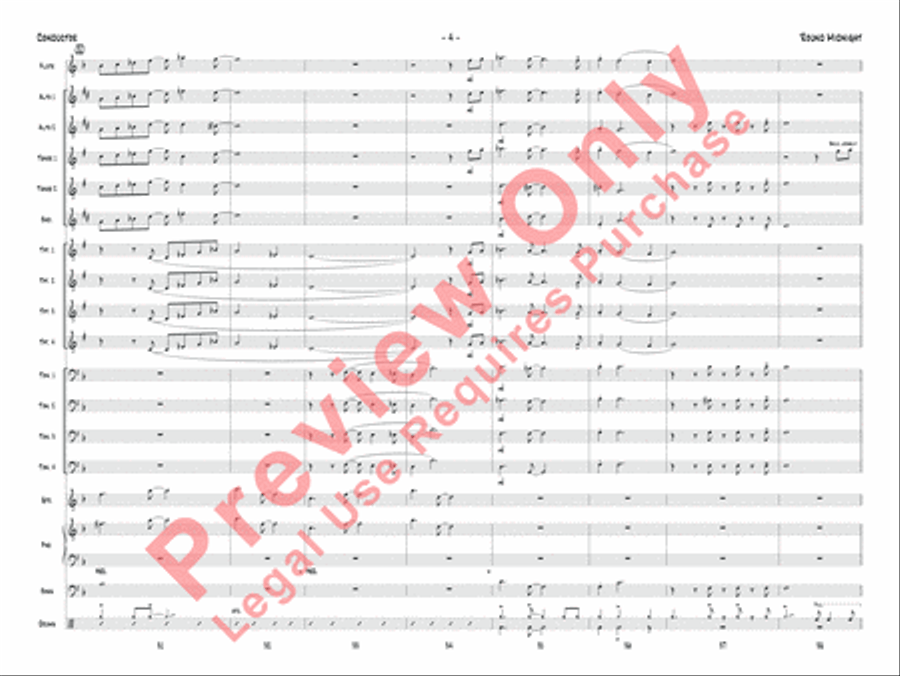 'Round Midnight Jazz Ensemble scores gallery preview page 7