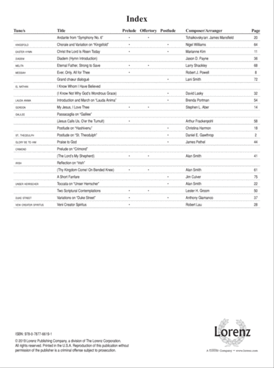 The Sacred Organ Library, Vol. 5 Organ Solo scores gallery preview page 2